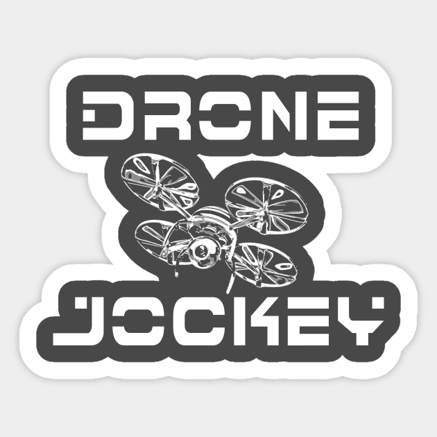 Drone Jockey Sticker by Scarebaby